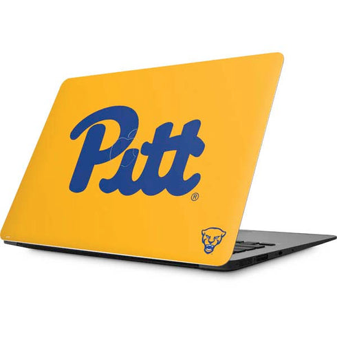 University of Pittsburgh Pitt Panthers Yellow Apple MacBook Skin