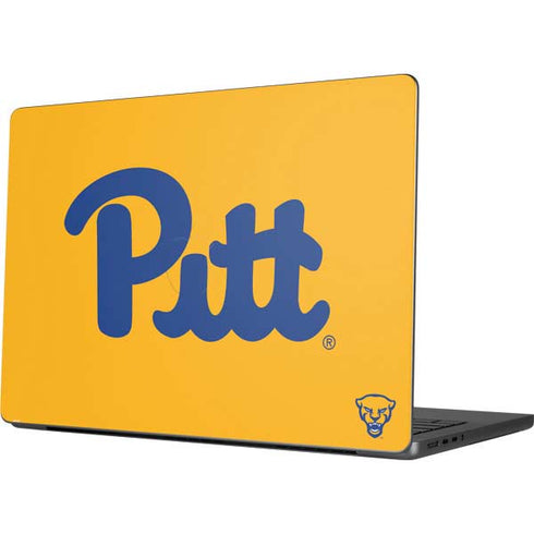 University of Pittsburgh Pitt Panthers Yellow MacBook Pro 14in (2021-24) Skin