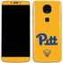 University of Pittsburgh Pitt Panthers Yellow Moto E5 Plus Skin