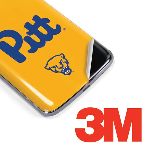 University of Pittsburgh Pitt Panthers Yellow Moto E5 Plus Skin