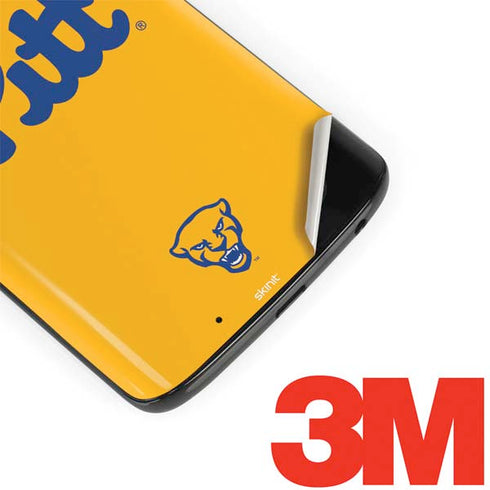 University of Pittsburgh Pitt Panthers Yellow Moto G6 Skin