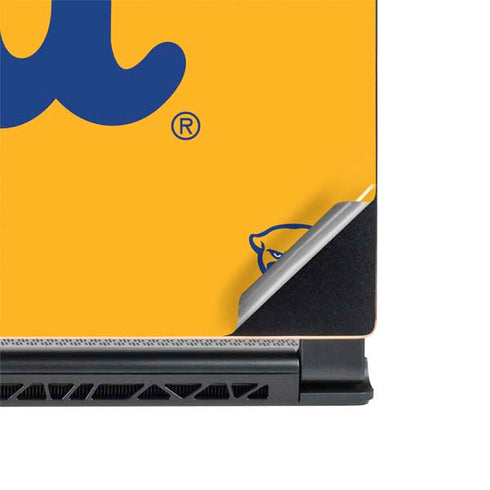 University of Pittsburgh Pitt Panthers Yellow MSI GS65 Stealth Laptop Skin