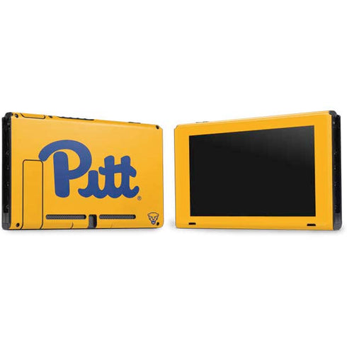 University of Pittsburgh Pitt Panthers Yellow Nintendo Switch Bundle Skin