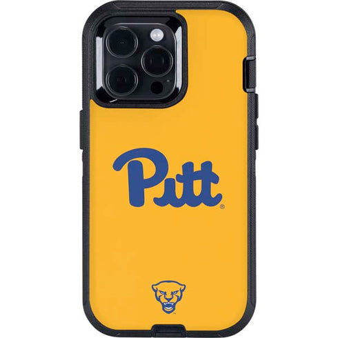 University of Pittsburgh Pitt Panthers Yellow Otterbox Defender iPhone Skin