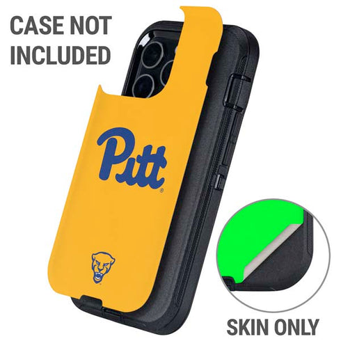 University of Pittsburgh Pitt Panthers Yellow Otterbox Defender iPhone Skin