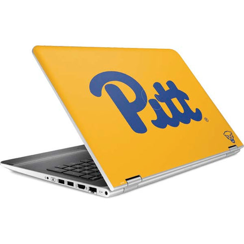University of Pittsburgh Pitt Panthers Yellow HP Pavilion Skin