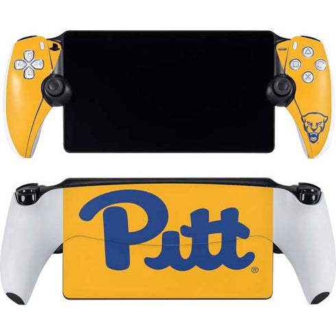 University of Pittsburgh Pitt Panthers Yellow PlayStation Portal Remote Player Skin