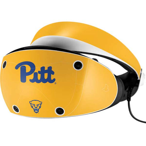 University of Pittsburgh Pitt Panthers Yellow PlayStation VR2 Skin