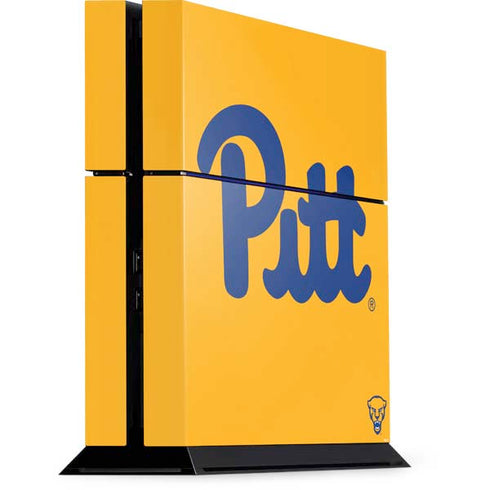 University of Pittsburgh Pitt Panthers Yellow PS4 Console Skin