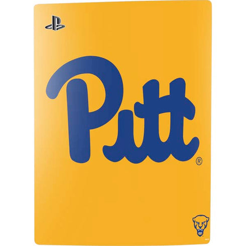 University of Pittsburgh Pitt Panthers Yellow PS5 Console Skin