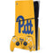 University of Pittsburgh Pitt Panthers Yellow PS5 Slim Disk Bundle Skin