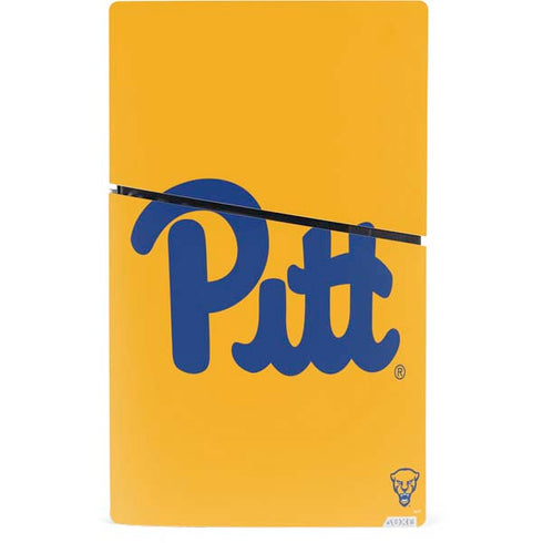 University of Pittsburgh Pitt Panthers Yellow PS5 Slim Digital Edition Console Skin