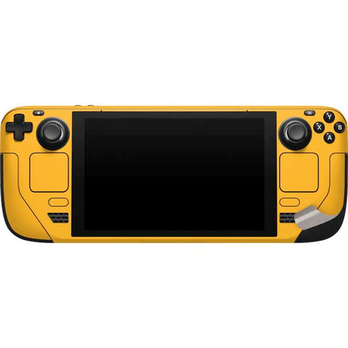 University of Pittsburgh Pitt Panthers Yellow Steam Deck Handheld Gaming Computer Skin