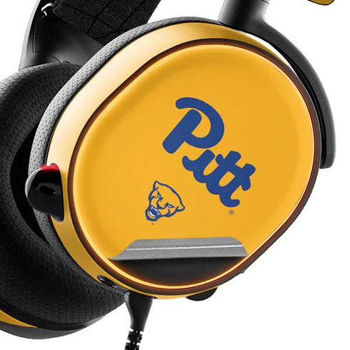 University of Pittsburgh Pitt Panthers Yellow SteelSeries Arctis 5 Skin