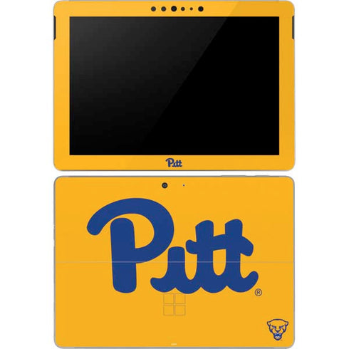 University of Pittsburgh Pitt Panthers Yellow Surface Go Skin