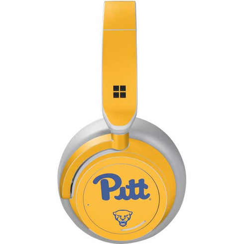 University of Pittsburgh Pitt Panthers Yellow Surface Headphones Skin