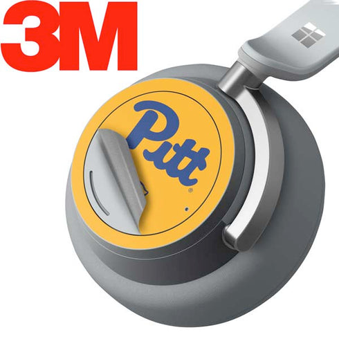 University of Pittsburgh Pitt Panthers Yellow Surface Headphones Skin