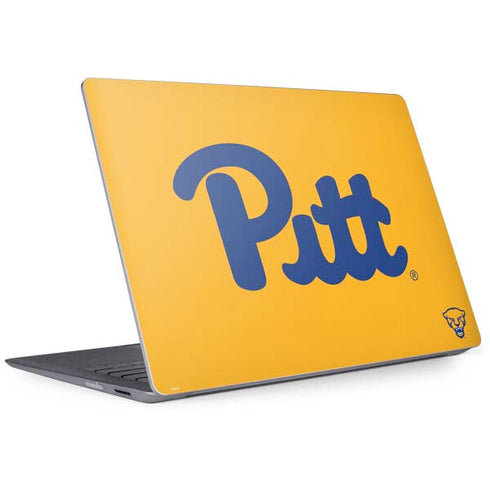 University of Pittsburgh Pitt Panthers Yellow Surface Laptop 2 Skin