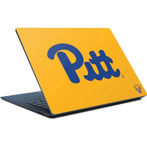 University of Pittsburgh Pitt Panthers Yellow Surface Laptop Skin