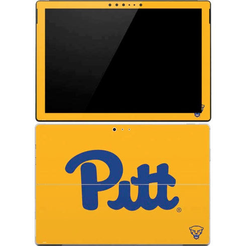 University of Pittsburgh Pitt Panthers Yellow Surface Pro 4 Skin