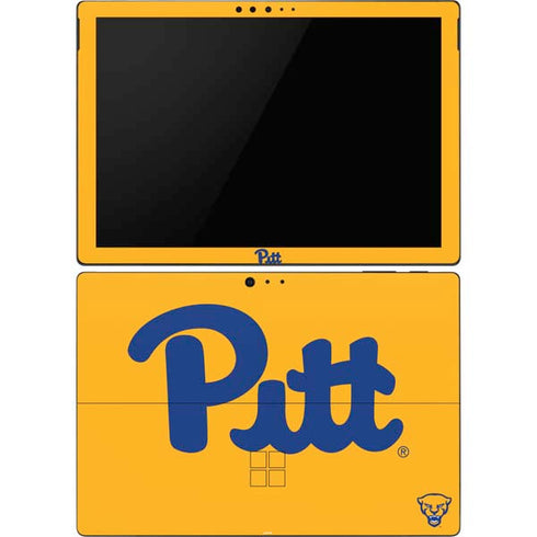 University of Pittsburgh Pitt Panthers Yellow Surface Pro 6 Skin