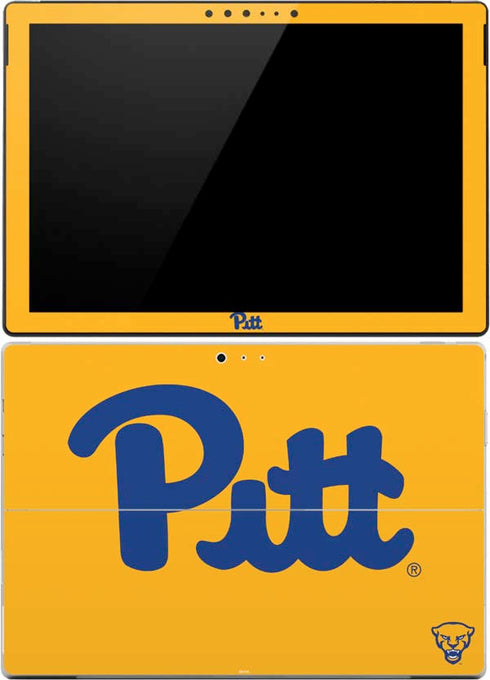 University of Pittsburgh Pitt Panthers Yellow Surface Pro (2017) Skin