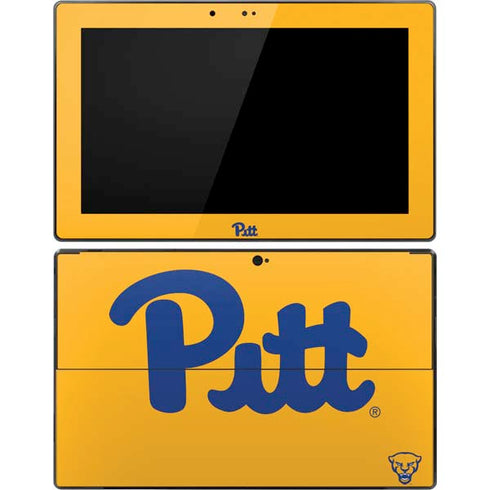 University of Pittsburgh Pitt Panthers Yellow Surface Pro Tablet Skin