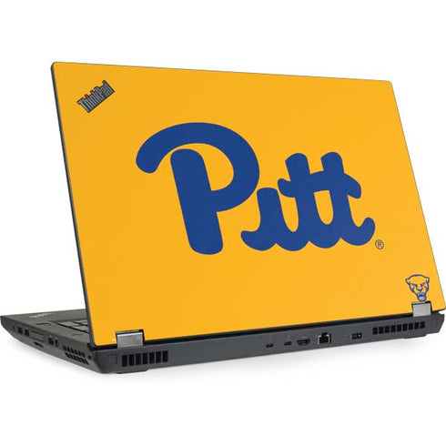 University of Pittsburgh Pitt Panthers Yellow Lenovo ThinkPad Skin