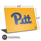 University of Pittsburgh Pitt Panthers Yellow Universal Laptop 11in (8.8 x 6.2in) Skin