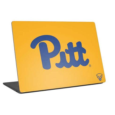 University of Pittsburgh Pitt Panthers Yellow Universal Laptop 15in (12.2 x 8.8in) Skin