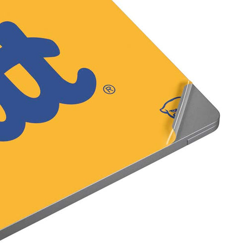 University of Pittsburgh Pitt Panthers Yellow Universal Laptop 18in (14.6 x 10.6in) Skin