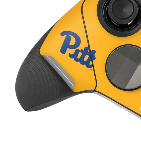 University of Pittsburgh Pitt Panthers Yellow Xbox Elite Wireless Controller Series 2 Skin