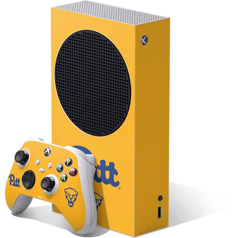 University of Pittsburgh Pitt Panthers Yellow Xbox Series S Bundle Skin