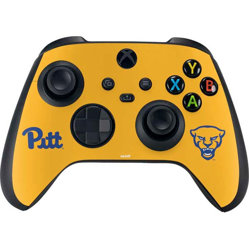 University of Pittsburgh Pitt Panthers Yellow Xbox Series X Controller Skin