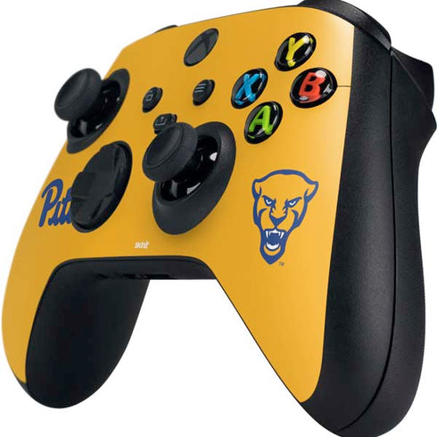 University of Pittsburgh Pitt Panthers Yellow Xbox Series X Controller Skin