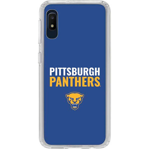 University of Pittsburgh Panthers Galaxy A10e Clear Case