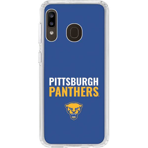 University of Pittsburgh Panthers Galaxy A20 Clear Case