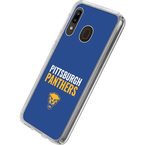 University of Pittsburgh Panthers Galaxy A20 Clear Case