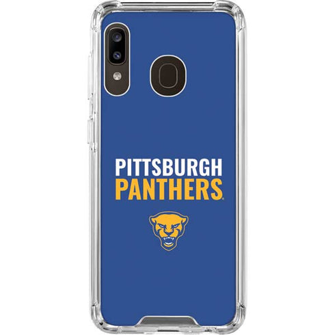 University of Pittsburgh Panthers Galaxy A30 Clear Case
