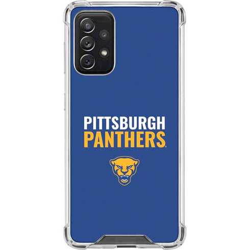 University of Pittsburgh Panthers Galaxy A72 5G Clear Case