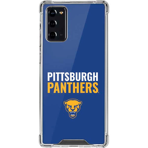 University of Pittsburgh Panthers Galaxy Note20 5G Clear Case