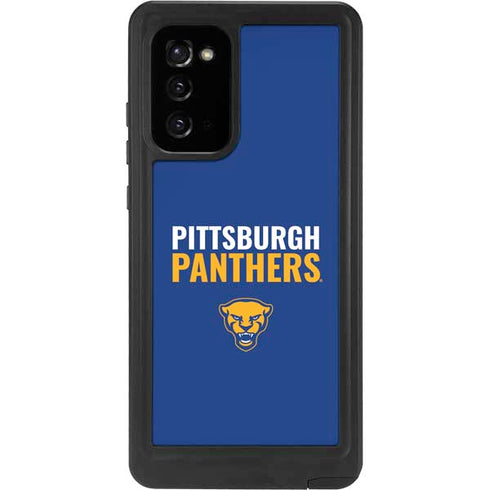 University of Pittsburgh Panthers Galaxy Note20 5G Waterproof Case