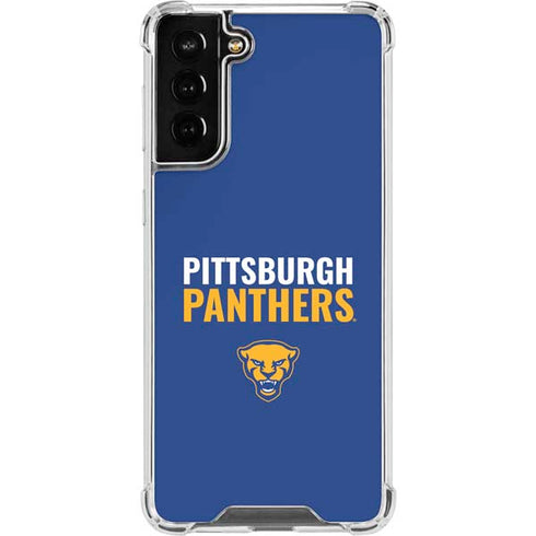University of Pittsburgh Panthers Galaxy S21 FE Clear Case