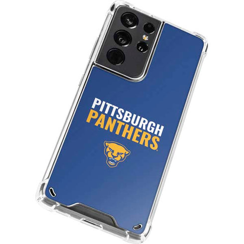 University of Pittsburgh Panthers Galaxy S21 Ultra 5G Clear Case