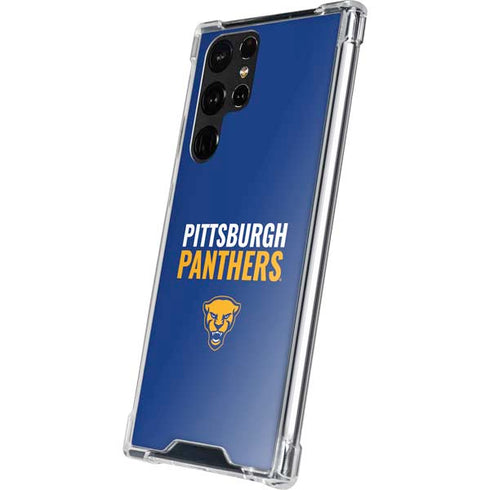 University of Pittsburgh Panthers Galaxy S22 Ultra Clear Case