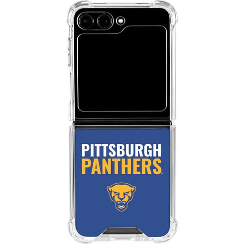 University of Pittsburgh Panthers Galaxy Z Flip5 5G Clear Case