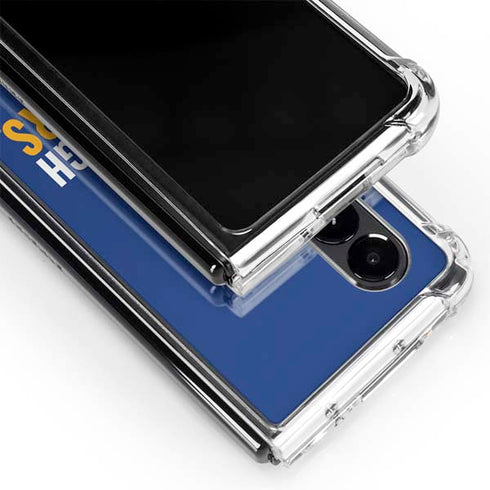 University of Pittsburgh Panthers Galaxy Z Fold4 5G Clear Case