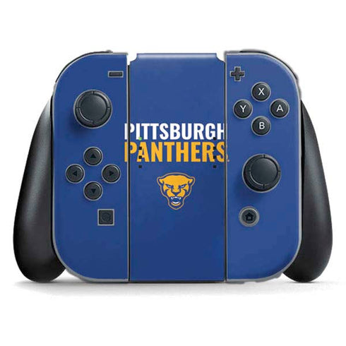 University of Pittsburgh Panthers Nintendo Switch (2017-2021) Joy-Con Controller Skin