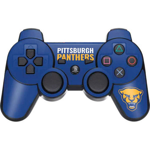 University of Pittsburgh Panthers PS3 Dual Shock wireless controller Skin