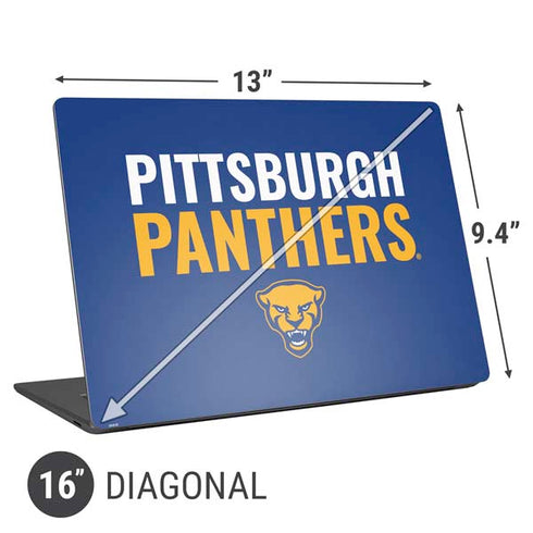 University of Pittsburgh Panthers Universal Laptop 16in (13 x 9.4in) Skin